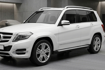 Mercedes GLK class X204 2008–2015 Sānu sliekšņi Line (2 gab., alumīnijs) foto 1
