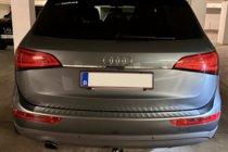 Audi Q5 2008–2017 Hroma līste virs numura zīmes (nerūsējošais tērauds) foto 4