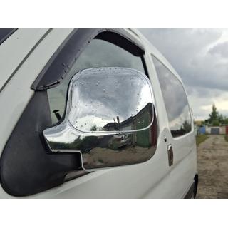 Spoguļu uzlikas (2 gab., plastmasa) Peugeot Partner 1996–2008 foto 2
