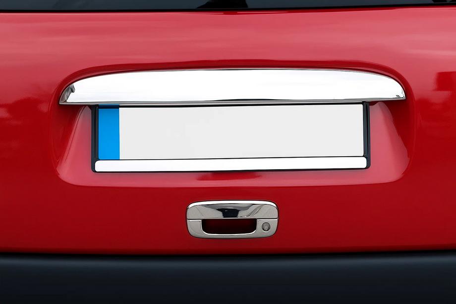 Peugeot Partner 1996–2008 Aizmugurējā durvju roktura uzlika (1 durvīm, nerūsējošais tērauds) Image