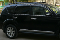 Mitsubishi ASX 2010–2023 Logu apmales (6 gab., nerūsējošais tērauds) foto 3