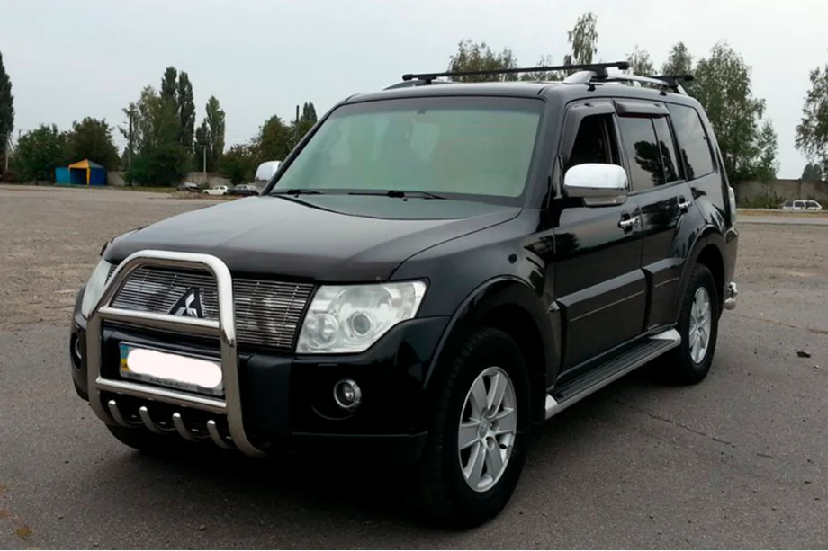 Mitsubishi Pajero Wagon IV 2006–2021 Kengurstienis QT011 (nerūsējošais tērauds) Image