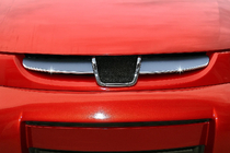 Peugeot Partner 1996–2008 Radiatora režģa uzlikas 2004-2008 (2 daļas, nerūsējošais tērauds) foto 1