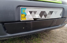 Citroen Berlingo 1996–2008 Ziemas radiatora reste (1996-2003) Matēta foto 1