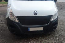 Renault Master 2011–2023 Ziemas radiatora režģis (2010-2014, augšējais) Glancēta foto 1
