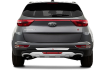 Kia Sportage 2015–2021 Aizmugurējā difuzora uzlika V1 2015-2019 (plastmasa) foto 1