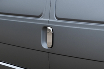Volkswagen T4 Transporter 1990–2003 Aizmugurējā durvju roktura uzlika (nerūsējošais tērauds) foto 1