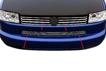 Volkswagen T4 Transporter 1990–2003 Uzlikas bampera režģim, taisnais pārsegs (3 gab., nerūsējošais tērauds) foto 1