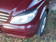 Mercedes Vito W639 2004–2014 Taisnās lukturu uzacis (2004-2010, 2 gab., plastmasa) Spīdīgs foto 2