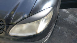 Mercedes Vito W639 2004–2014 Taisnās lukturu uzacis (2004-2010, 2 gab., plastmasa) Spīdīgs foto 3