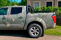 Ford Ranger 2007–2011 Virsbūves loks (melns) foto 4