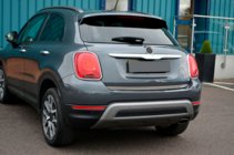 Fiat 500X 2014–2024 Bagāžnieka malas uzlika (nerūsējošais tērauds) foto 2