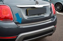 Fiat 500X 2014–2024 Bagāžnieka malas uzlika (nerūsējošais tērauds) foto 1