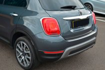 Fiat 500X 2014–2024 OmsaLine aizmugurējā bampera uzlika (nerūsējošais tērauds) foto 5