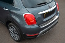 Fiat 500X 2014–2024 OmsaLine aizmugurējā bampera uzlika (nerūsējošais tērauds) foto 1