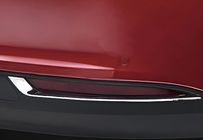 Fiat Tipo 2016– Aizmugurējo atstarotāju hromētā apmale (Sedan, nerūsējošais tērauds) foto 1