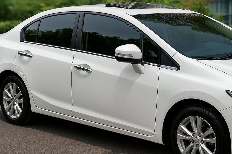 Honda Civic Sedan IX 2011–2016 Ārējās logu apmales OmsaLine (6 gab., nerūsējošais tērauds) Image
