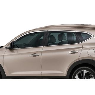 Logu augšējās līstes (10 gab., nerūsējošais tērauds) Hyundai Tucson TL 2016–2021 foto 1