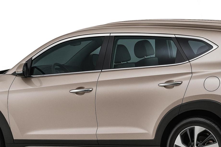 Hyundai Tucson TL 2016–2021 Logu augšējās līstes (10 gab., nerūsējošais tērauds) Image