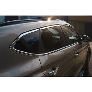 Pilns logu apmales uzlikumu komplekts (14 gab., nerūsējošais tērauds) Hyundai Tucson TL 2016–2021 foto 1