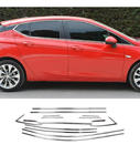 Opel Astra K 2016–2021 Logu apmale (nerūsējošais tērauds) foto 5