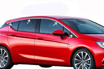 Opel Astra K 2016–2021 Logu apmale (nerūsējošais tērauds) foto 6