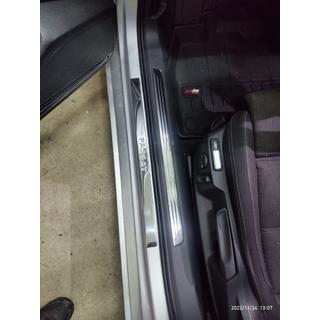 Durvju sliekšņu uzlikas OmsaLine tips 1 (4 gab., nerūsējošais tērauds) foto 4