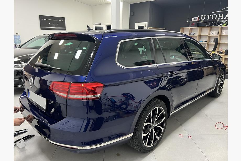 Volkswagen Passat B8 2015–2023 Aizmugurējā bufera malas uzlika SD/SW (3 gab., nerūsējošais tērauds) Foto 4