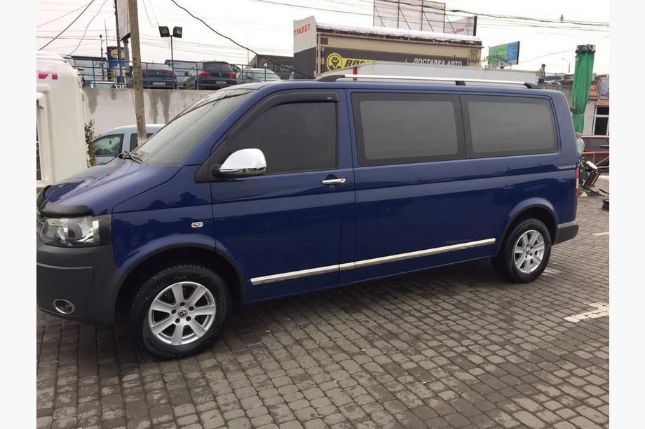 Volkswagen T6 2015–2024 Durvju moldingi (nerūsējošais tērauds, hroms) 1 durvis, garā, Carmos – turku tērauds Foto 3