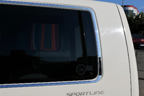 Volkswagen T6 2015–2024 Pilns logu apmales uzlikumu komplekts (14 gab., nerūsējošais tērauds) foto 2