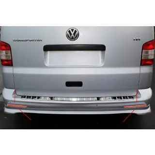 Aizmugurējo atstarotāju uzlikas (2 gab., nerūsējošais tērauds) Volkswagen T6 2015–2024 foto 1