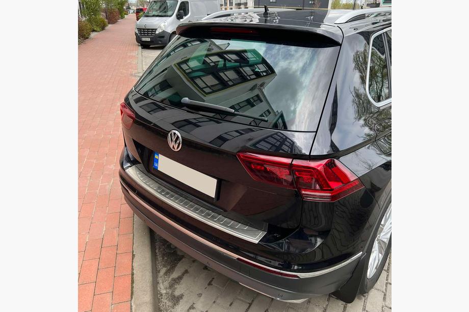 Volkswagen Tiguan 2016–2023 Aizmugurējā bufera aizsarguzlika (OmsaLine, nerūsējošais tērauds) Image