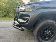 Toyota Hilux 2015– Priekšējais dubultais aizsargstienis Vegas (2015-2020, melns, 76 mm) foto 6