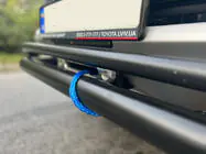 Toyota Hilux 2015– Priekšējais dubultais aizsargstienis Vegas (2015-2020, melns, 76 mm) foto 7