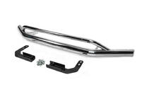Volkswagen Amarok 2010–2022 Priekšējais dubultais bampera aizsargs Vegas 2016-2021 (nerūsējošais tērauds) d70/42 mm foto 2