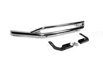 Volkswagen Amarok 2010–2022 Priekšējais dubultais bampera aizsargs Vegas 2016-2021 (nerūsējošais tērauds) d70/42 mm foto 3