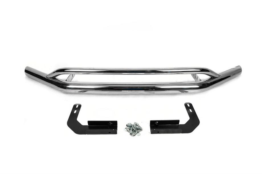 Volkswagen Amarok 2010–2022 Priekšējais dubultais bampera aizsargs Vegas 2016-2021 (nerūsējošais tērauds) d70/42 mm Image