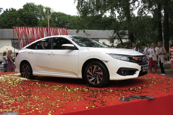 Ukrainā prezentēta jaunās paaudzes Honda Civic