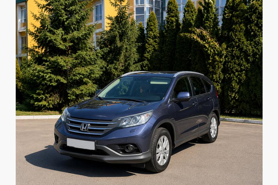 Honda CRV 2012–2016 Integrēti jumta reliņi pelēki OEM (ABS plastmasa, uzstādīšana ar skrūvēm) Foto 2