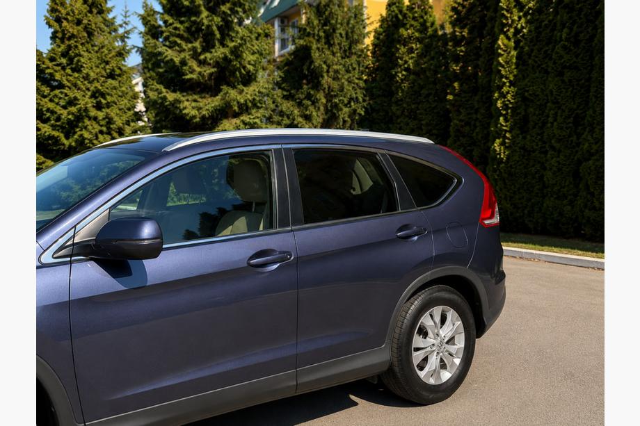 Honda CRV 2012–2016 Integrēti jumta reliņi pelēki OEM (ABS plastmasa, uzstādīšana ar skrūvēm) Foto 3