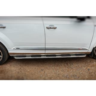 OEM V1 sānu pakāpieni (2 gab., alumīnijs) Audi Q7 2015–2026 foto 4