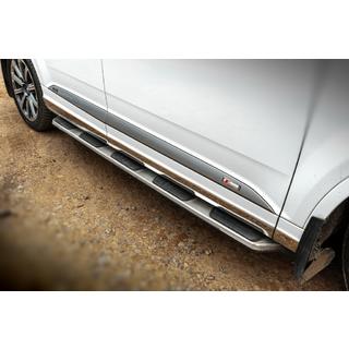 OEM V1 sānu pakāpieni (2 gab., alumīnijs) Audi Q7 2015–2026 foto 1
