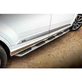 OEM V1 sānu pakāpieni (2 gab., alumīnijs) Audi Q7 2015–2026 foto 2