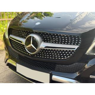 Tūninga priekšējais režģis Diamond (GLE) Mercedes GLE/ML сlass W166 2011–2018 foto 2
