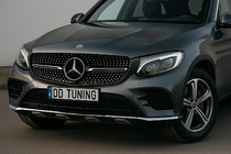 Mercedes GLC Coupe C253 2016–2023 Priekšējā radiatora reste Diamond Black (2015-2019) foto 1