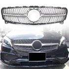 Mercedes A-сlass W176 2012–2018 Priekšējā radiatora reste Diamond Silver (2015-2018) foto 1
