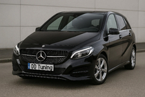 Mercedes B-class W246 2011–2018 Priekšējais radiatora režģis Diamond Black (2015-2018) foto 1