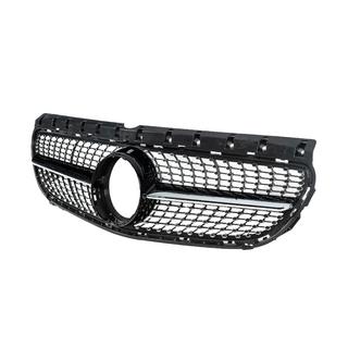 Priekšējais radiatora režģis Diamond Black (2015-2018) Mercedes B-class W246 2011–2018 foto 4