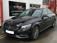 Mercedes C-class W205 2014–2021 Priekšējais režģis Diamond Silver (Avantgarde/AMG-Line/C43 AMG) 2018+, ar kameru foto 14