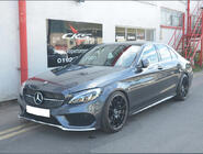 Mercedes C-class W205 2014–2021 Priekšējais režģis Diamond Silver (Avantgarde/AMG-Line/C43 AMG) 2018+, ar kameru foto 18